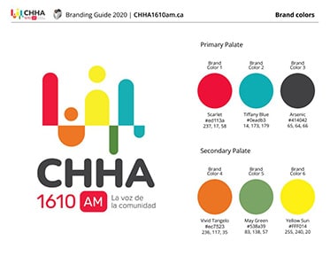 Style guide - CHHA1610am - Brand colors